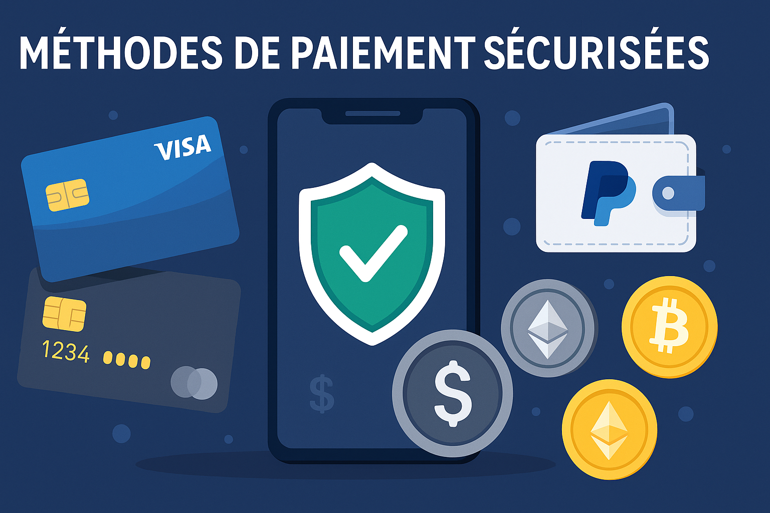 Méthodes de paiement sécurisées pour casinos en ligne.